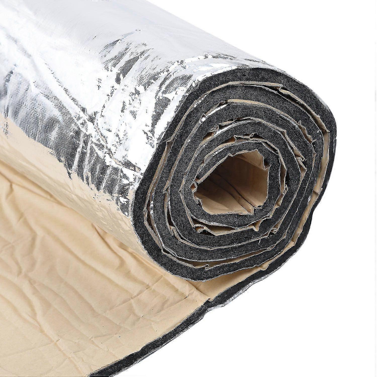 BCSMMCAR 10mm Car Hood Heat Mat & Sound Insulation (1x0.5m) With Roller Tool