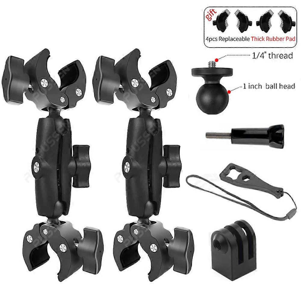 TUYU Motorcycle Bike Invisible Selfie Stick Monopod Handlebar Mount Bracket for GoPro Max Hero 11 Insta360 One X2 X3 Accessories