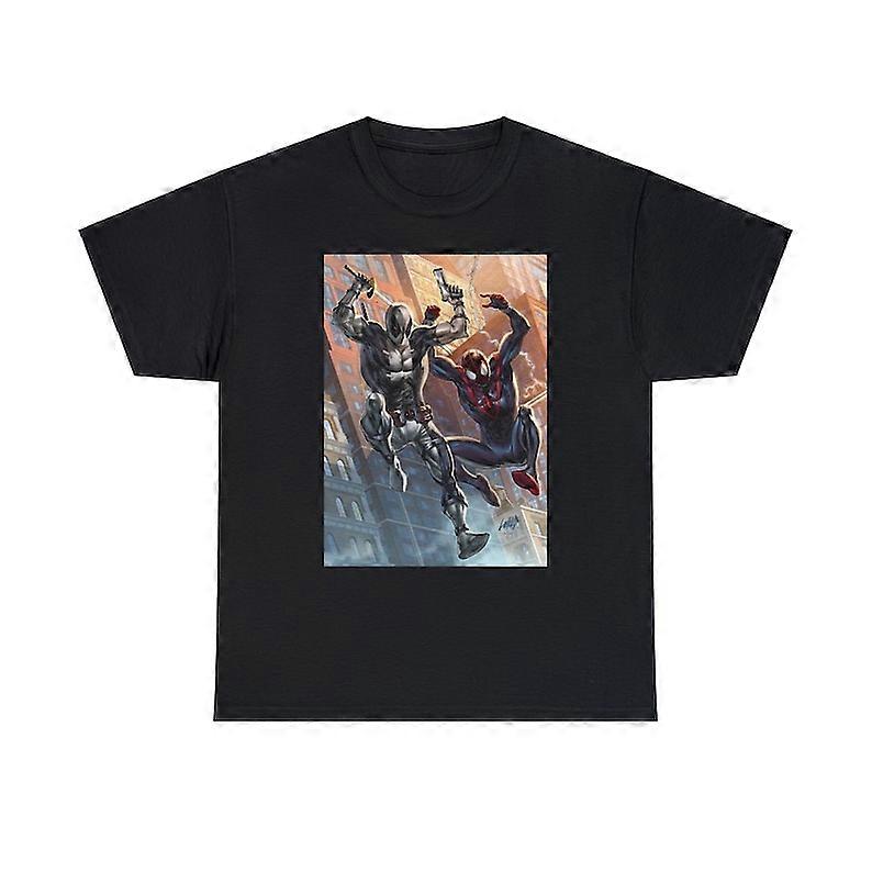 Deadpool Miles Morales X-Force Unisex Tee-Drr51