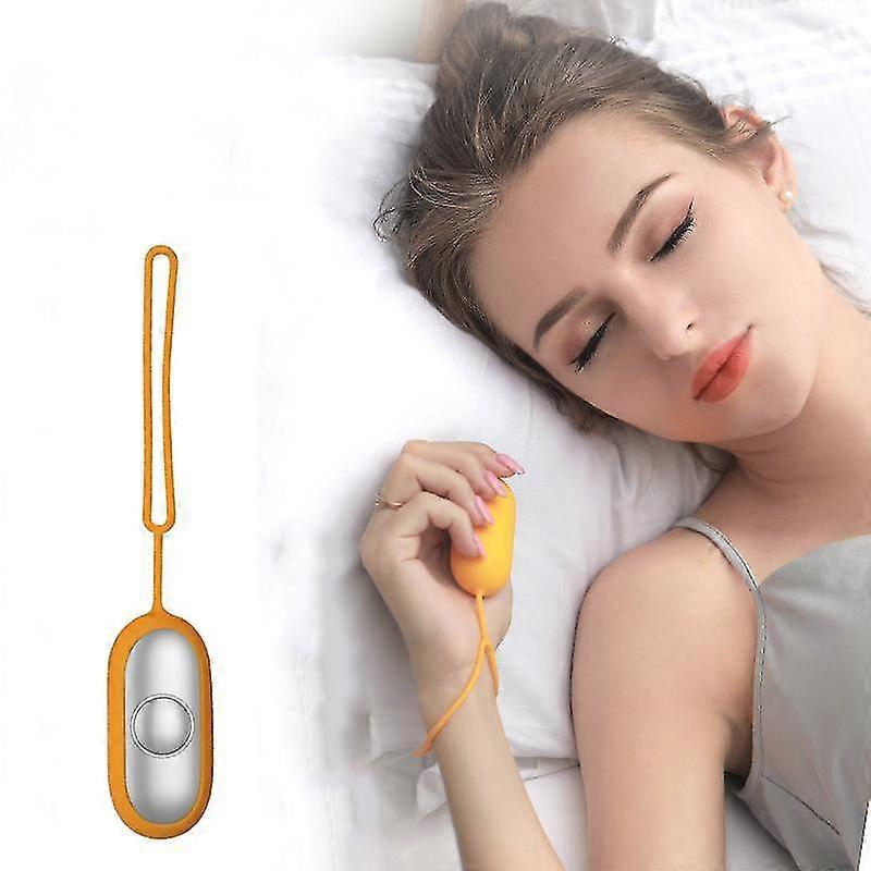 USB شحن Microcurrent النوم عقد أداة مساعدات النوم جهاز تخفيف الضغط على النوم أداة التنويم المغناطيسي أداة مدلك برتقالي