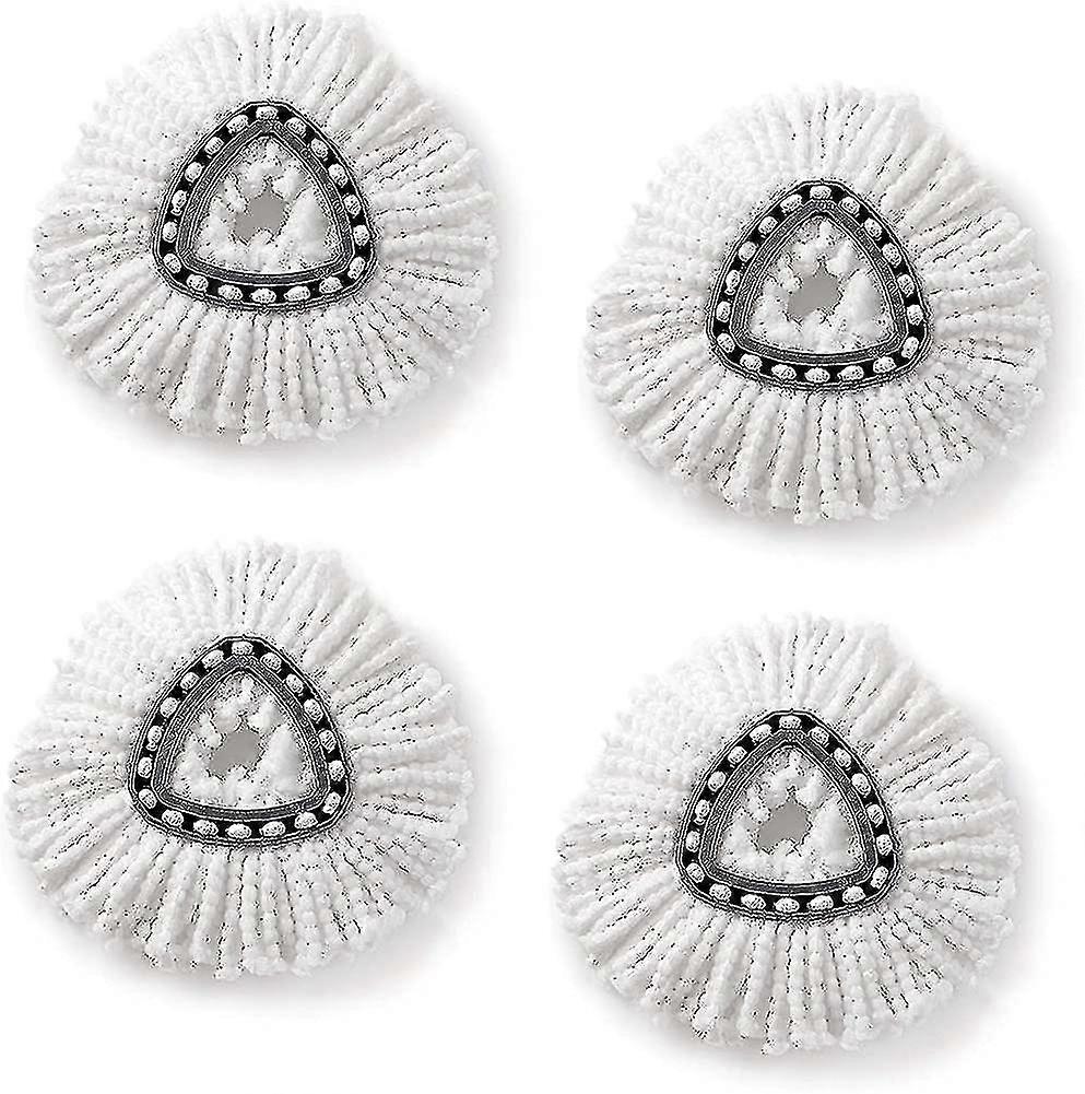 Mop Heads-compatible With 2-in-1 Turbo Mop,microfiber Spin Mop Refills