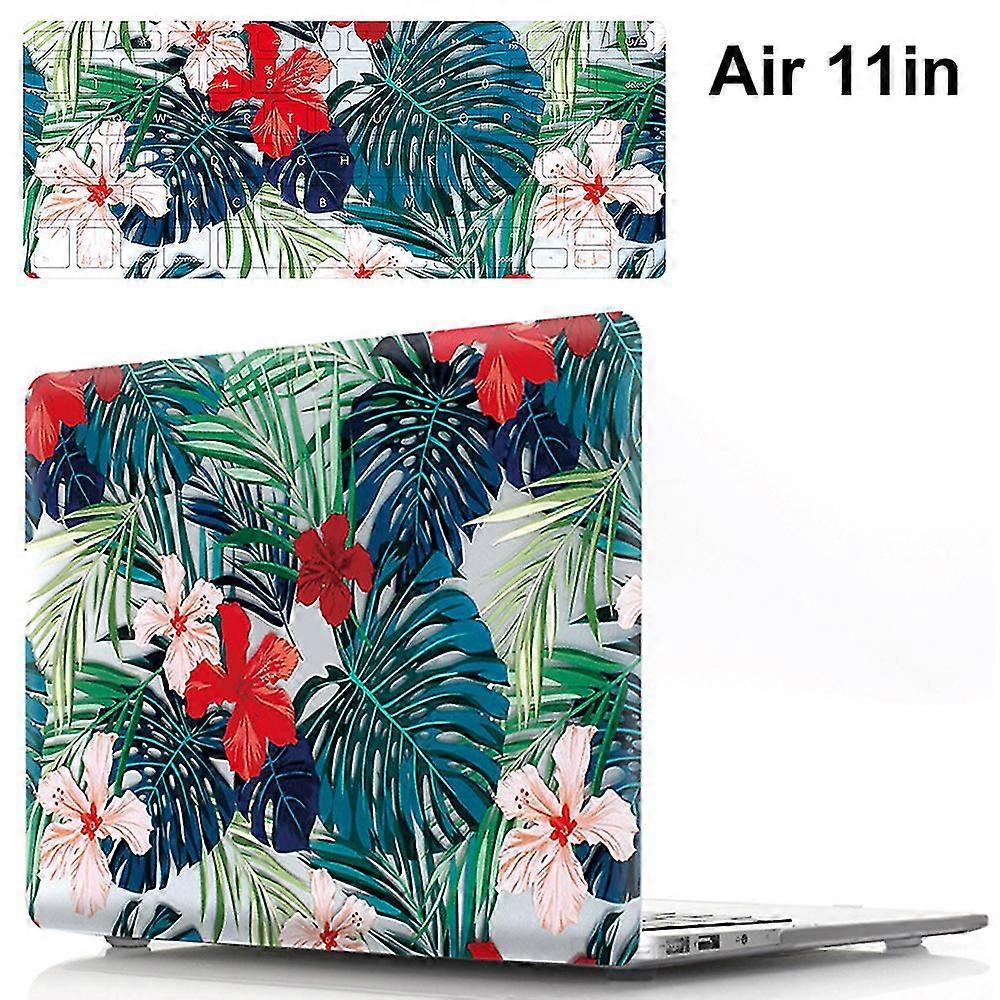 Macbook Air 11 Inch Case With Pattern Hard Case&keyboard Stickers Only Compatible With Macbook Air 1