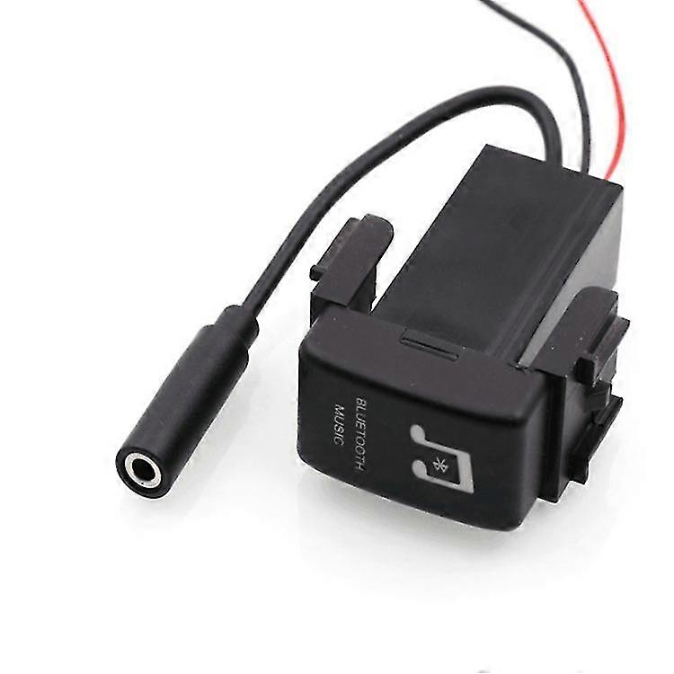 Yaju Car Music Adapter Panel Installation Aux Output Use Black1pcs