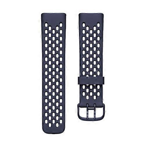 For Fitbit Charge 5 Silicone Hole Watch Band