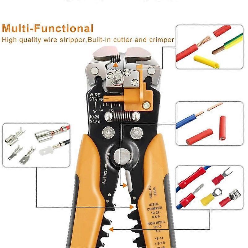 thumbnail image 2 of 18-in-1 Foldable Wire Stripper Multitool - Stainless Steel Electrical Pliers With Crimping & Cutting 2 of 12