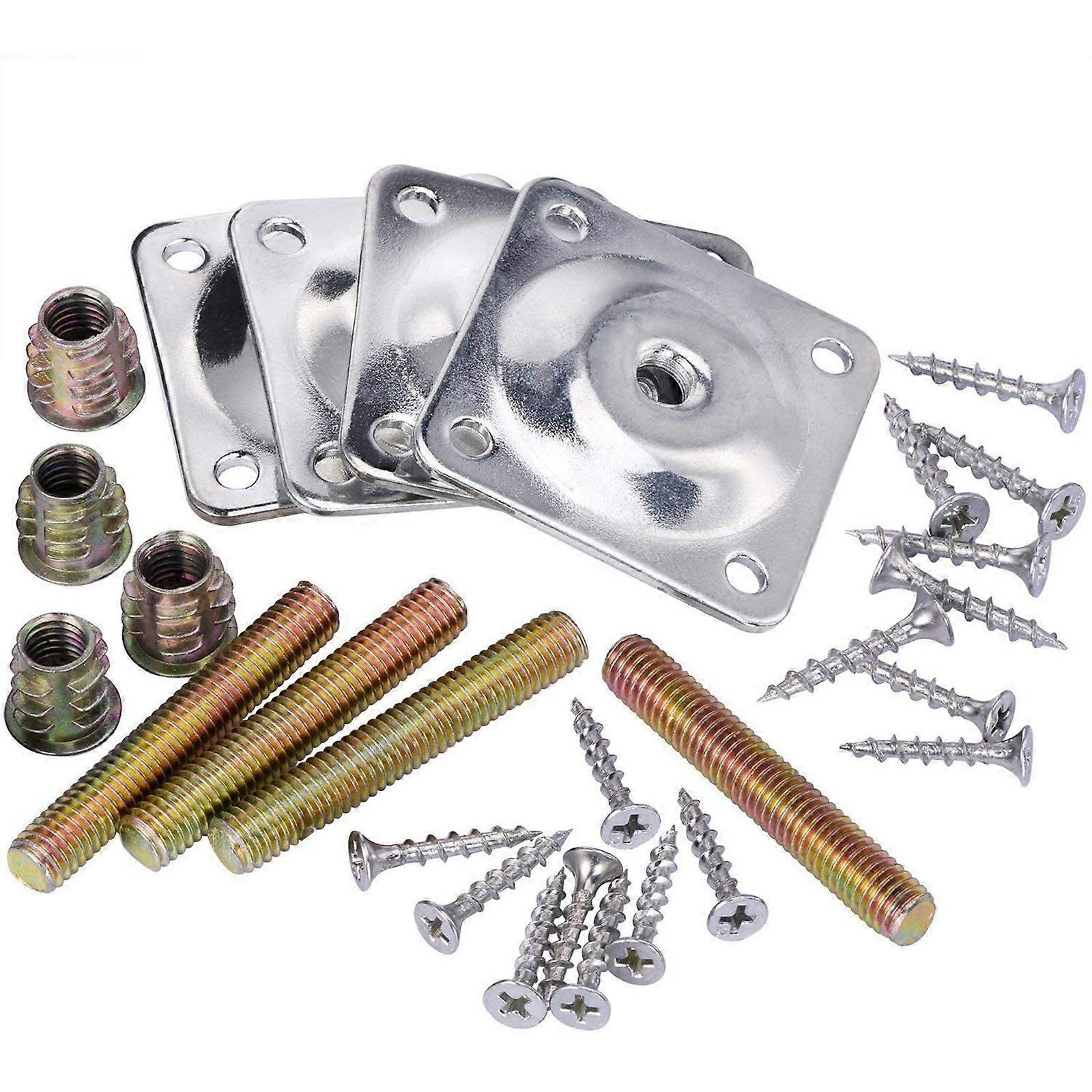 Furniture Angled Legs Fixing Attachment Plates Mounting Bracket for Sofa