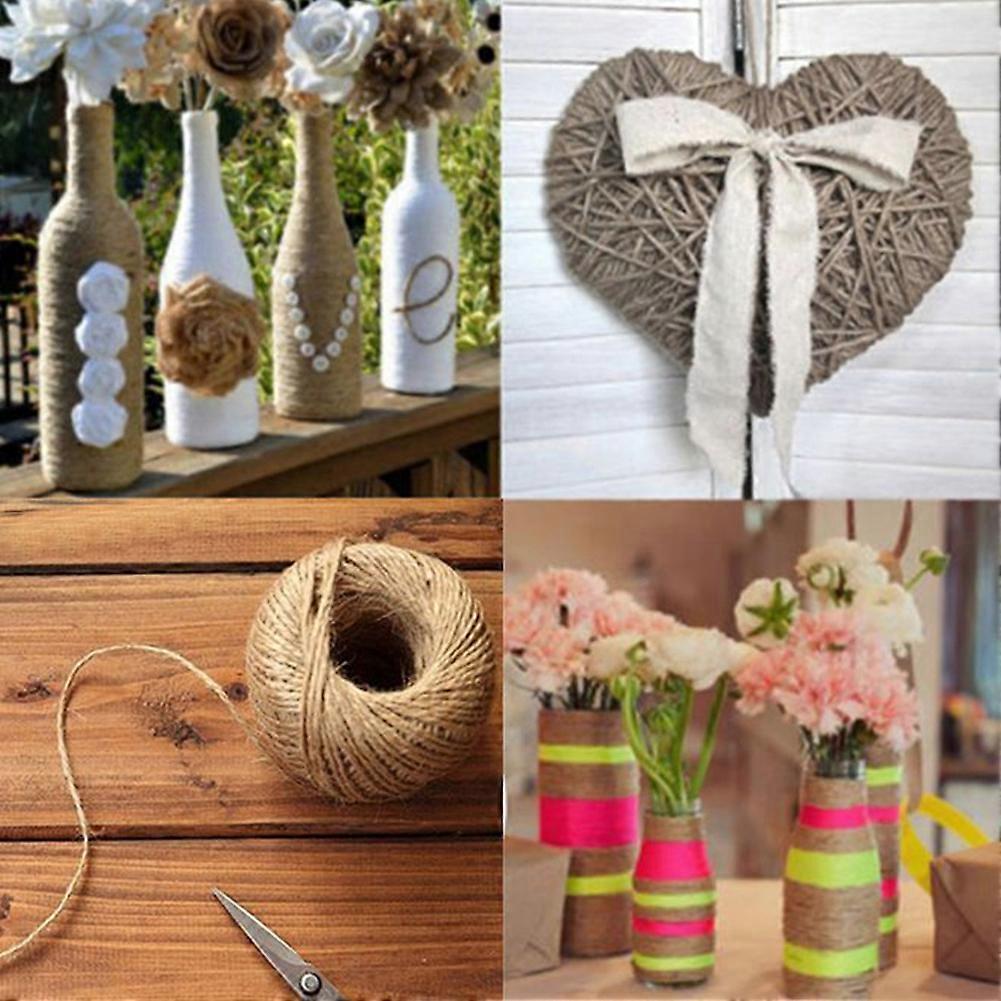 Jute Hessian String Roll Heavy Twine Twisted Rope String Events Party Supplies
