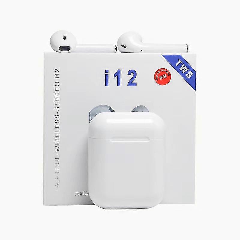 Bluetooth Headset (i12 White)