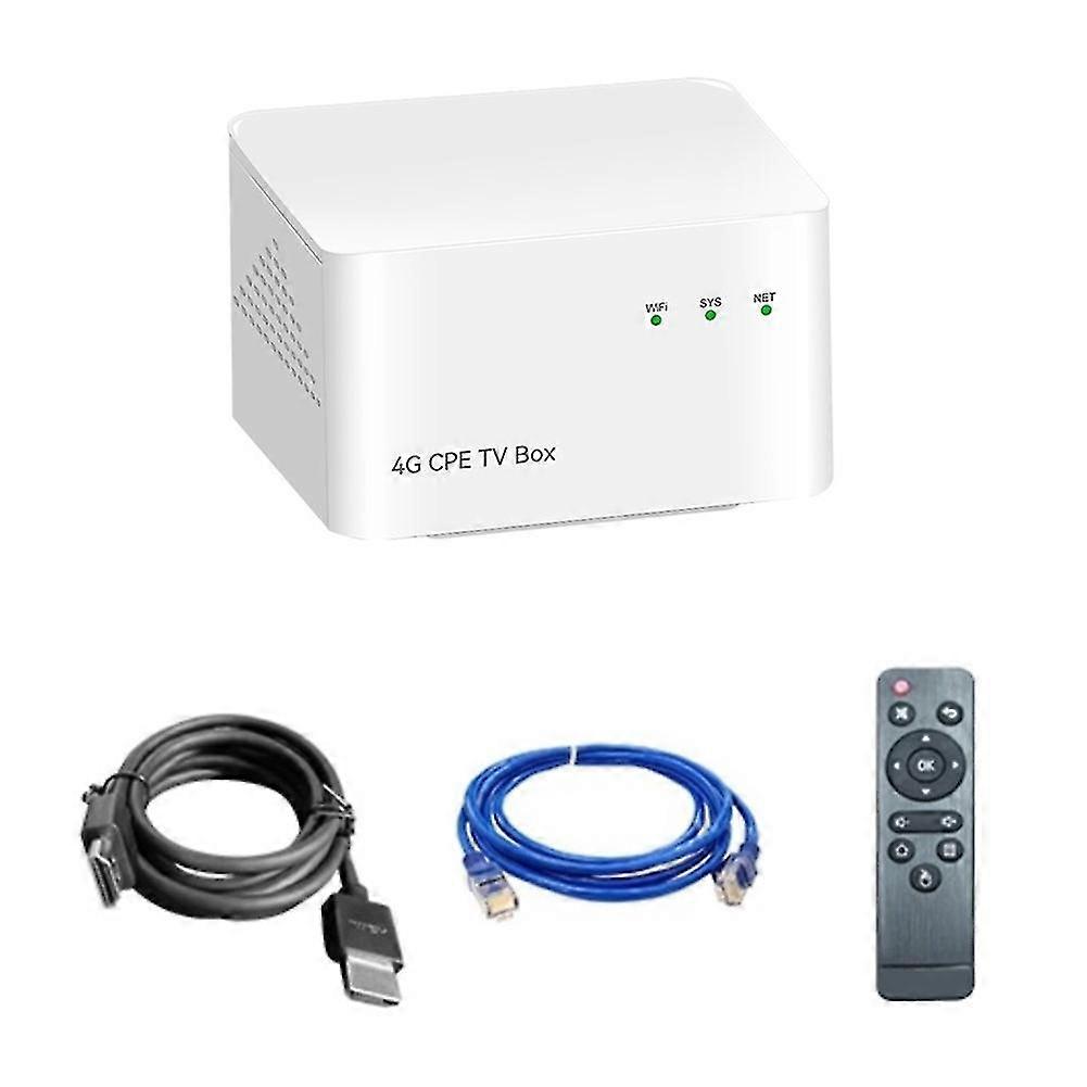 Wifi Router 4g Cpe Tv Box 2 In1 1gb+8gb Android 10 With Slot 4g Wireless Router Set Top Box(eu Plug