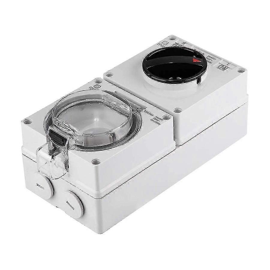 Switch Socket Ip66 Wall Plug Base For Bathroom Garden Yard(de Socket)