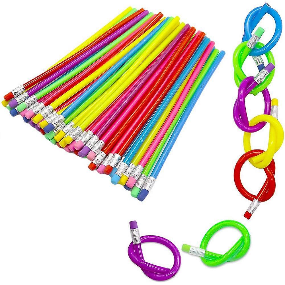 48 Pcs 7 Inch Flexible Soft Pencil, for Children or Students