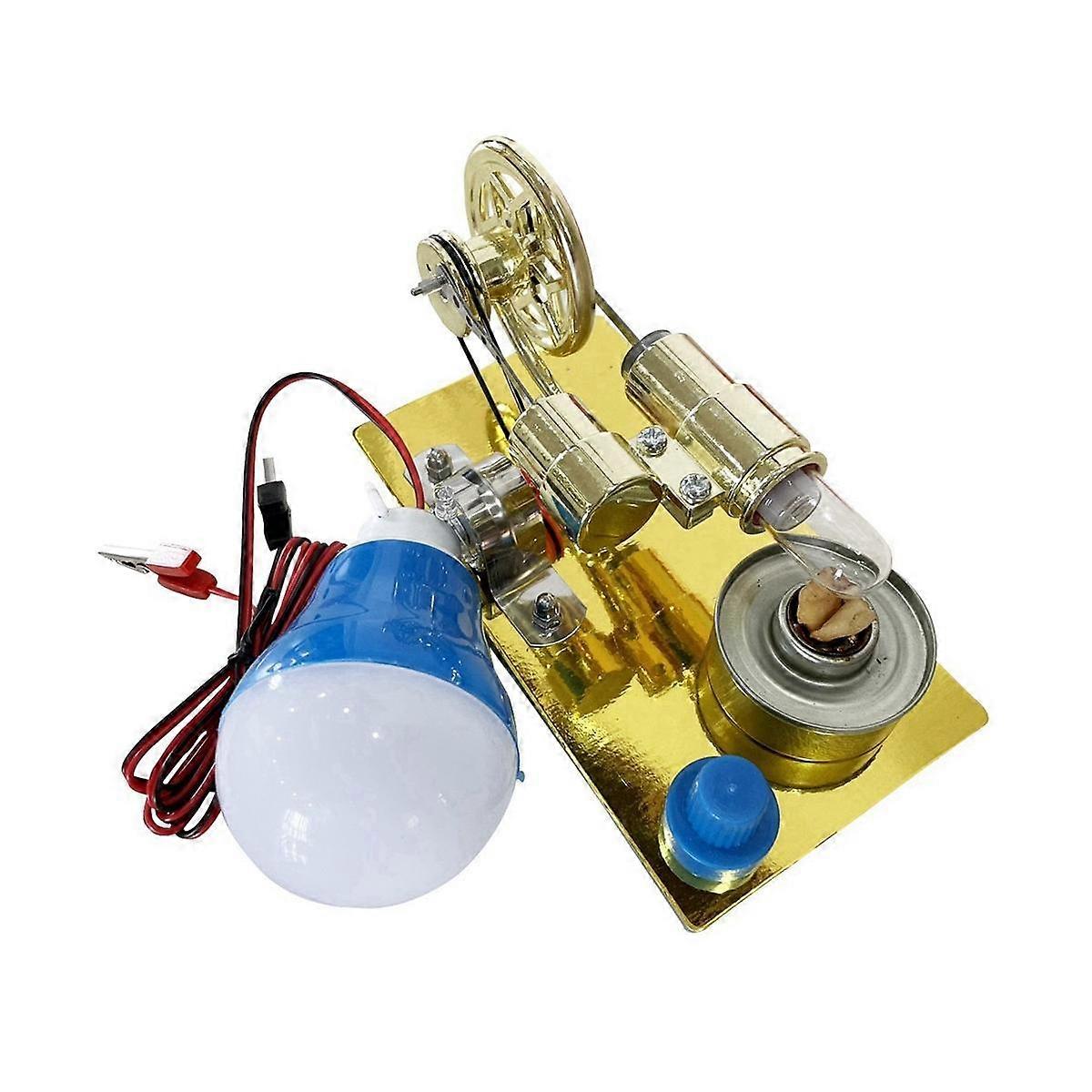 Stirling Balanced Engine Model Power Physics Small Production Invention Experiment Education Tool