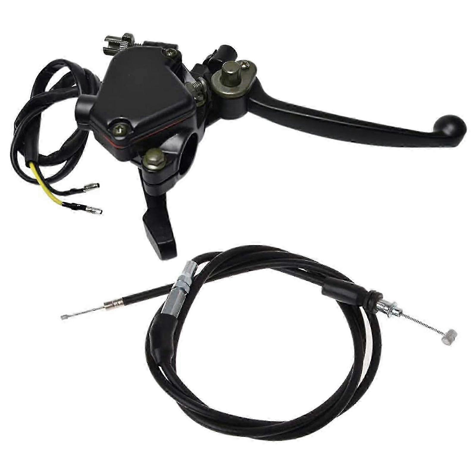 Thumb Throttle Accelerator Brake Lever With Cable For  50cc -250cc Atv Quad