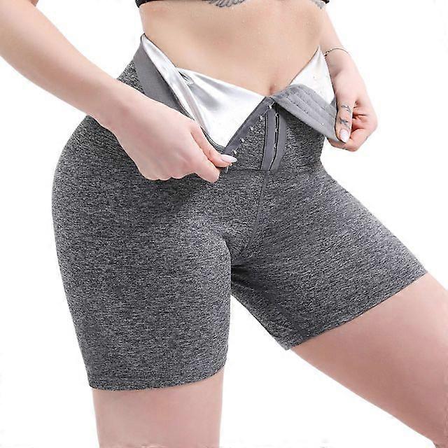 Sauna Shaper Pants For Women Weight Loss Thermal Sweat Capris Shorts High Waist Butt Lifting Workout Leggings With Tummy Control