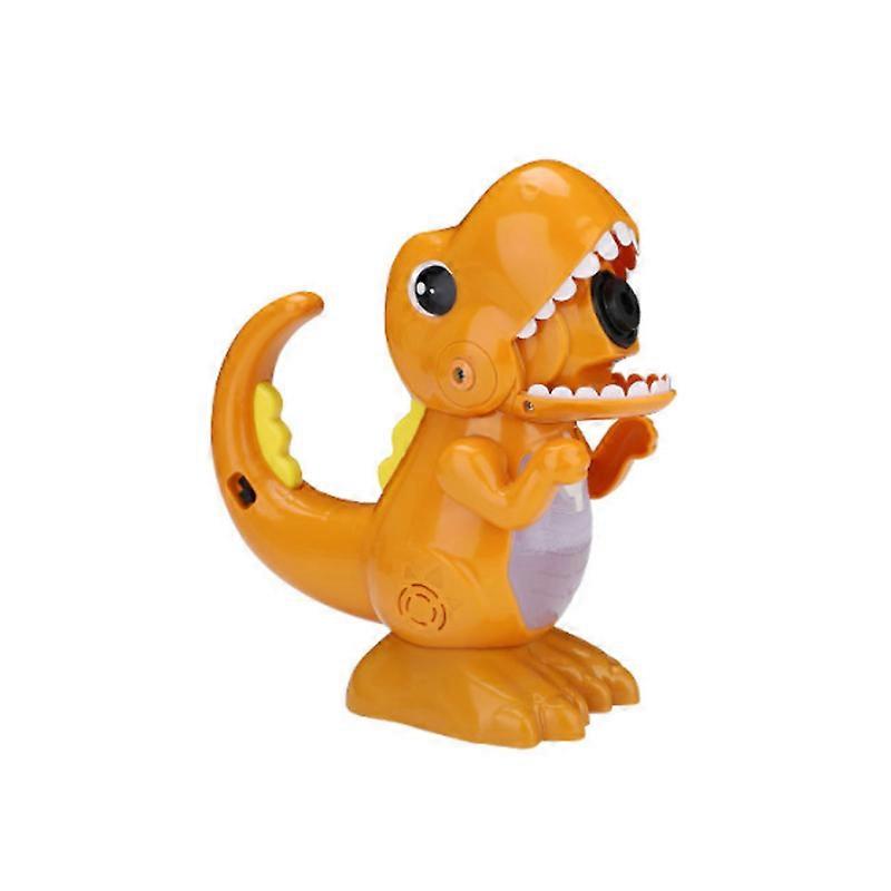 Dinosaur bubble machine one-button bubble light music automatic bubble summer outdoor toys