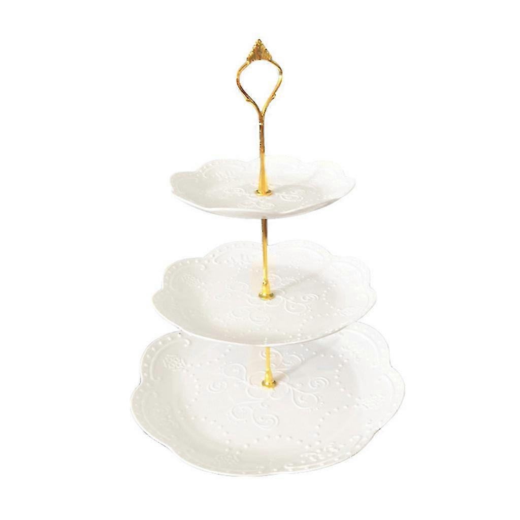 Cake Stand 3 Tier Cupcake Candy Chocolate Mooncake Display Holder