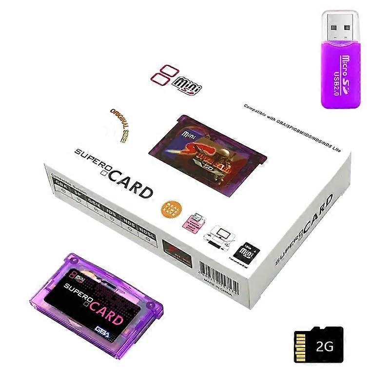 Supercard Card Micro SD Card Adapter For SP GBM IDS NDS NDSL GBASP