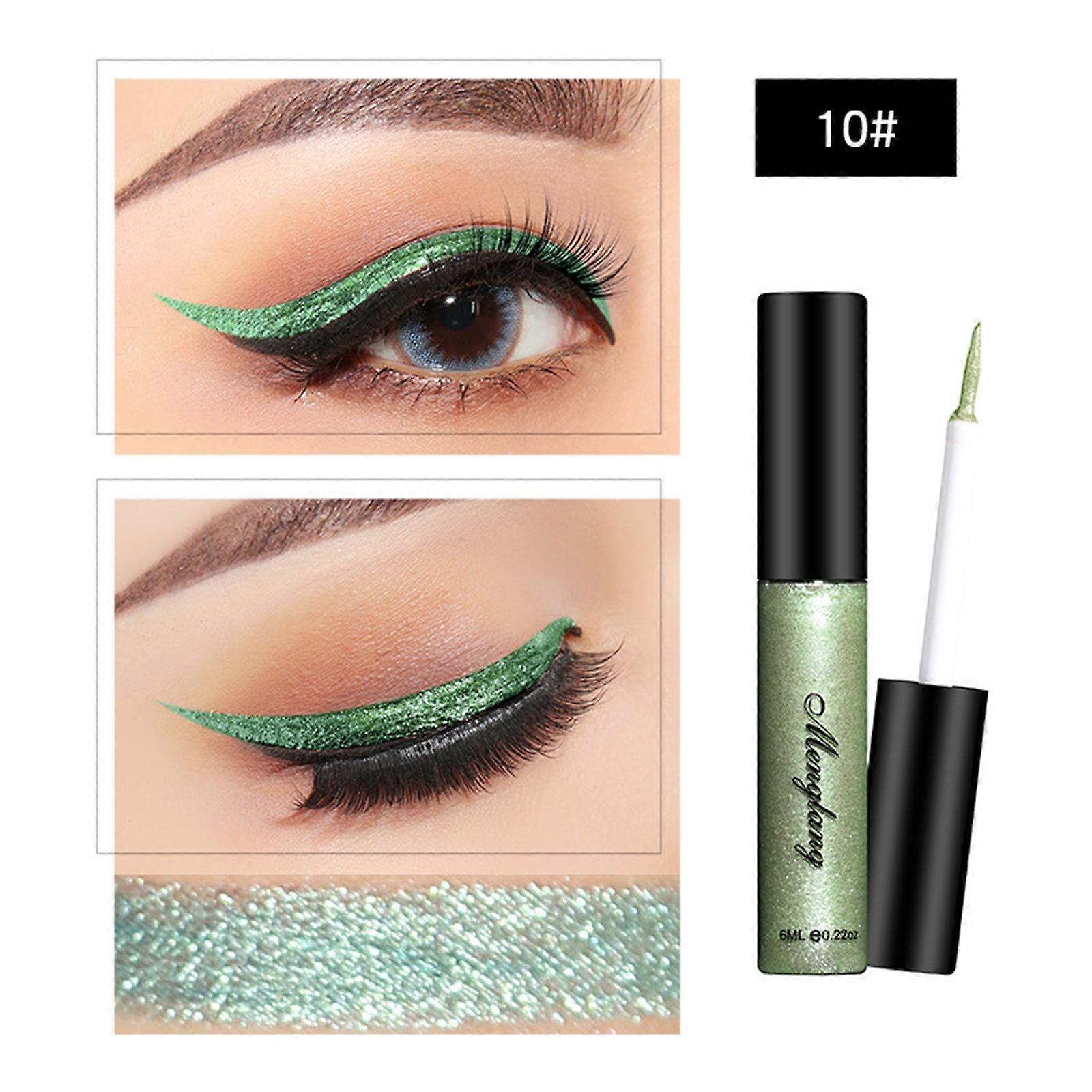 Diamant Liquide Fard à Paupières Stylo Enlumineur Éclaircissant Paillettes Eyeliner Liquide 5ML Flye1696