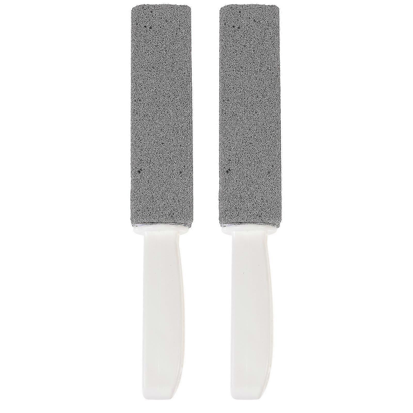 2つのpcsの携帯用軽石の洗面器の洗面金のブラシのタイルは浴槽のクリーニング用具を沈める