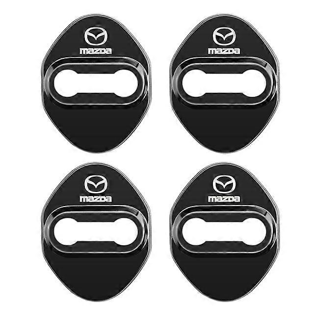 4pcs Car door Lock Cover For Mazda 2 3 6 DJ BM BP GJ CX3 CX 5 CX5 CX 5 CX7 CX9 MX5 2014 2022 styling Accessories| |