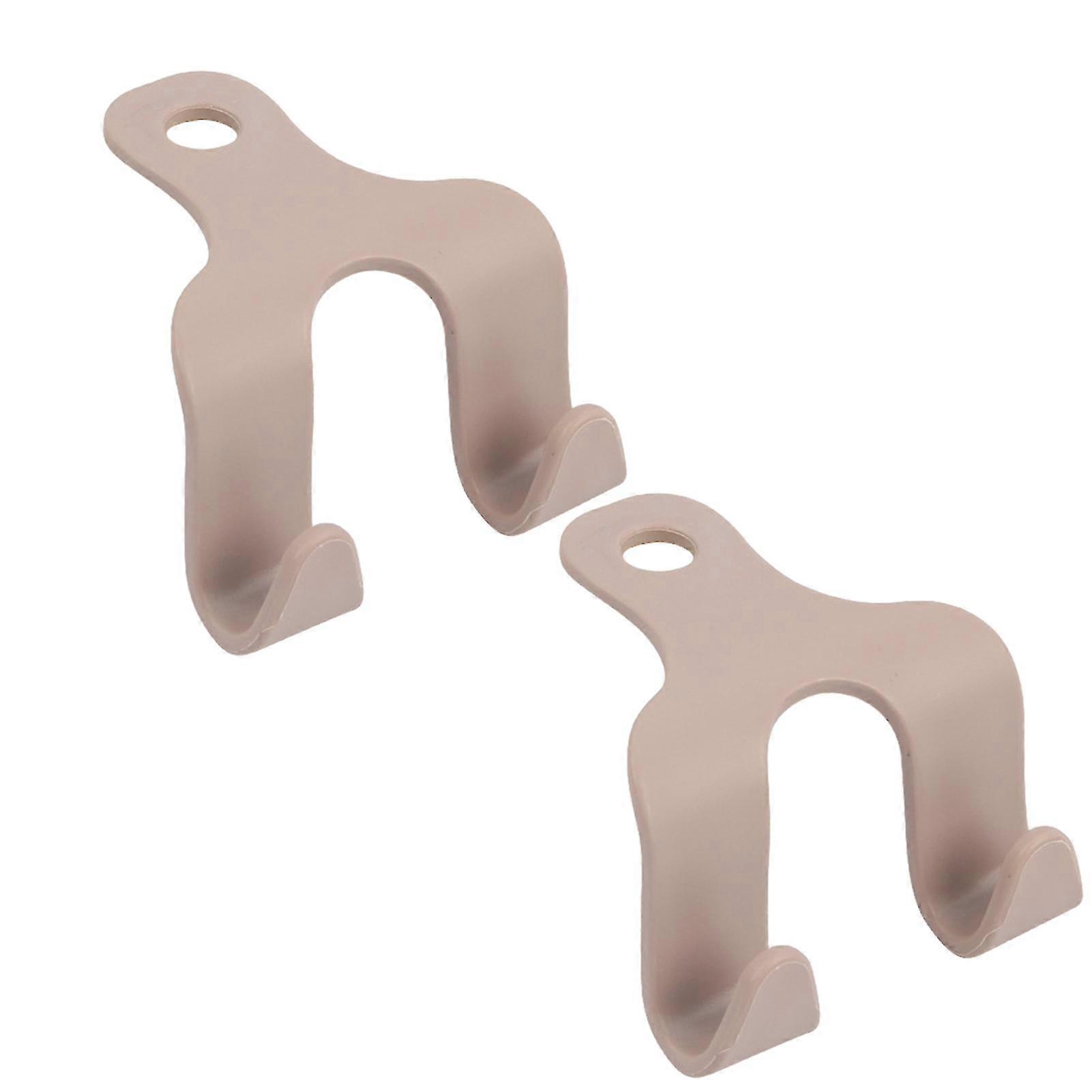 2pcs Headrest Hook Car Accessories Cloth Holder Organizer Universal Double Head