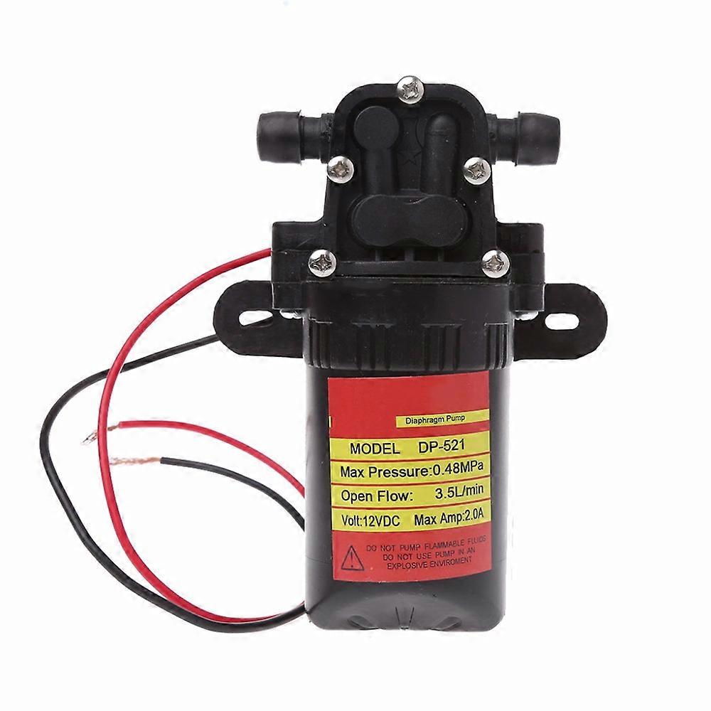 DC 12V 3.5L/Min 0.48MPa 70 PSI Diaphragm High Pressure Self Priming Water Pump Mini Diaphrag Pumps