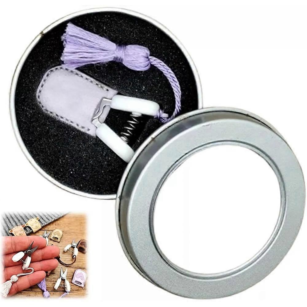 Tiny Craft Knitting Scissors Set,Mini Knitting Scissors Set With Protective Case