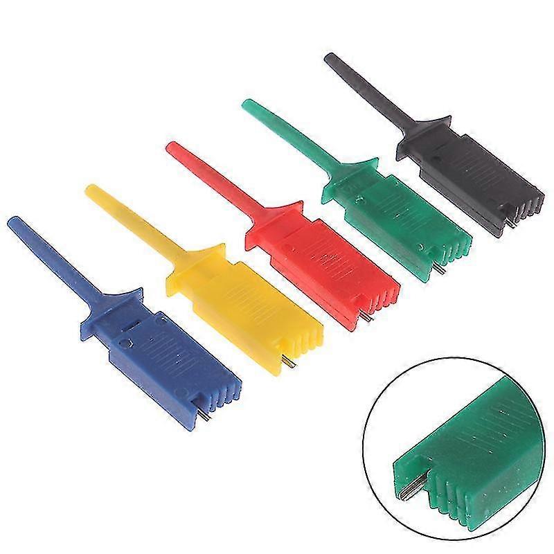 5pcs/set Meter Tester Leads Test Probe Hook For Smd Ic Test Cilps Smd Ic Hook