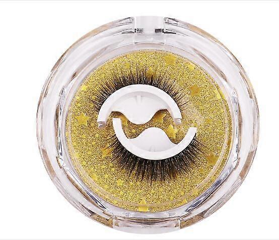 2 Pairs Reusable Self Adhesive Eyelashes No Glue or Eyeliner Needed, Easy to Put On, Waterproof False Eyelashes