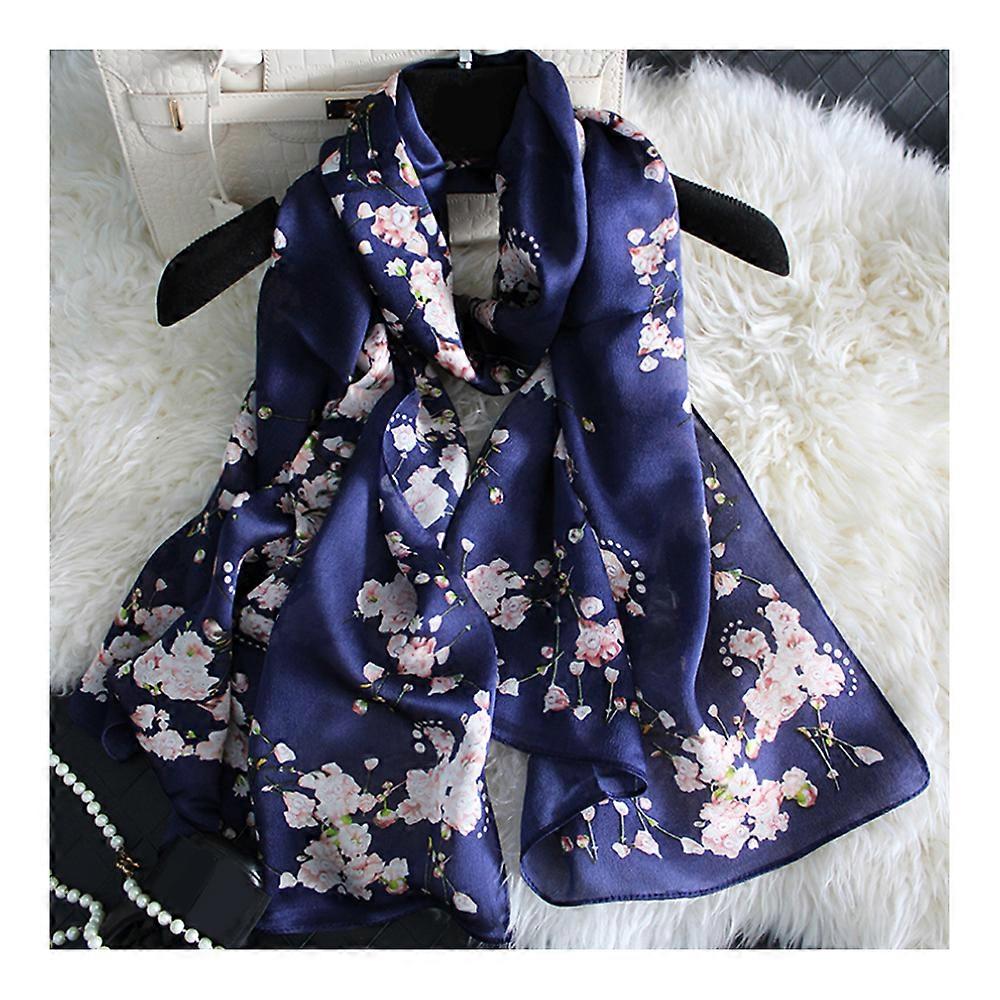 Silk Scarf Jewelry Flower Georgette