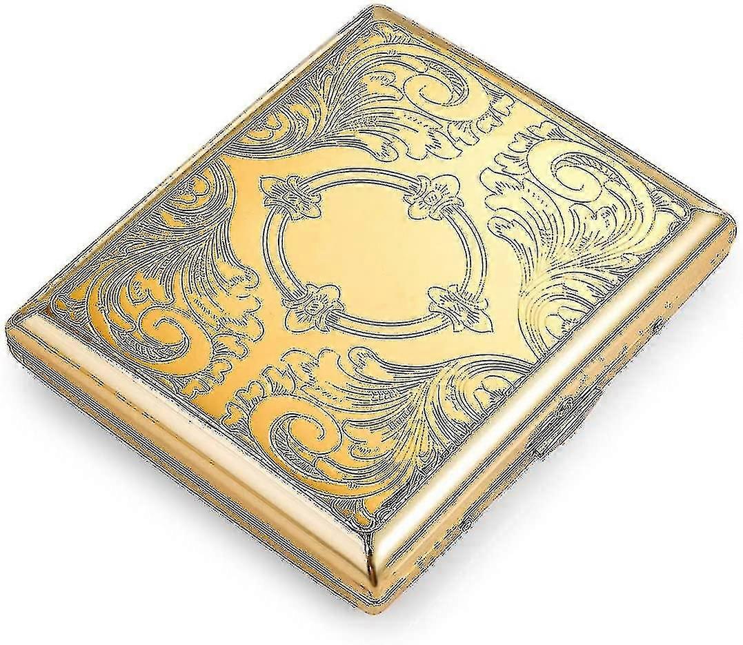 Gold Cigarette Case, Metal Cigarette Box, Cigarette Case Cigarette Case For 20