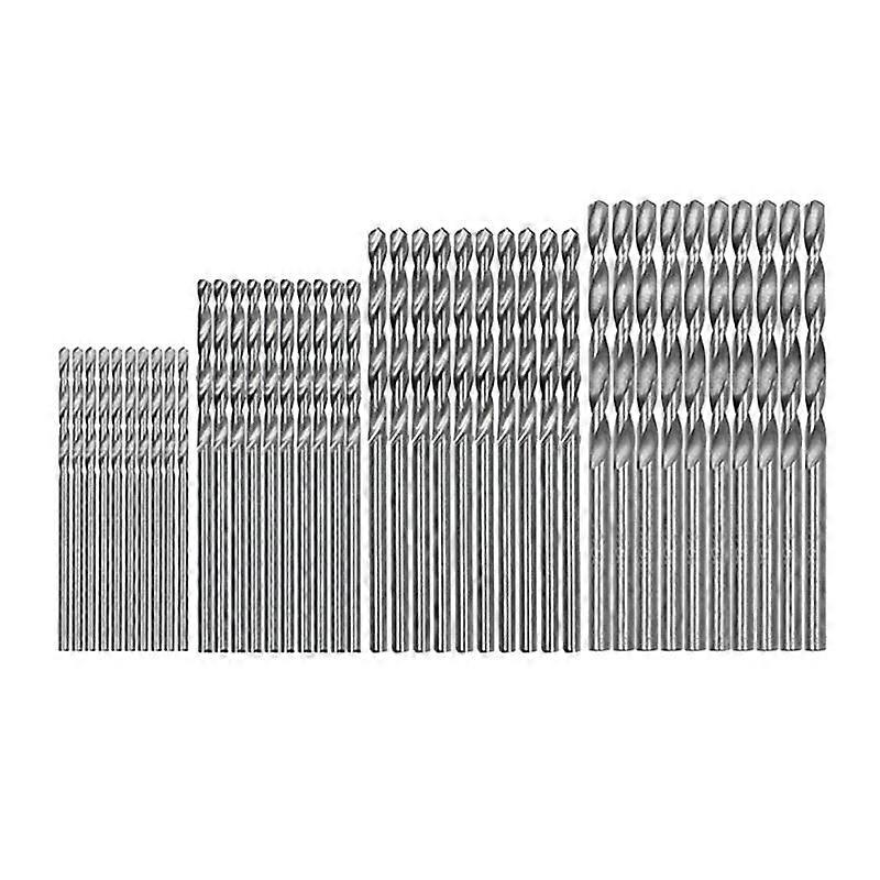 40 Pcs High Speed Steel Building Drill Bit Set Tool Mini Drill HSS Bit 0.5mm-2.0mm Straight Shank P