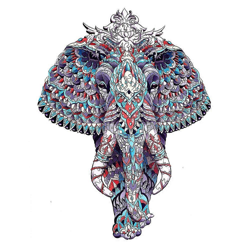 Irregular Wooden Animal Puzzle(Elephant)