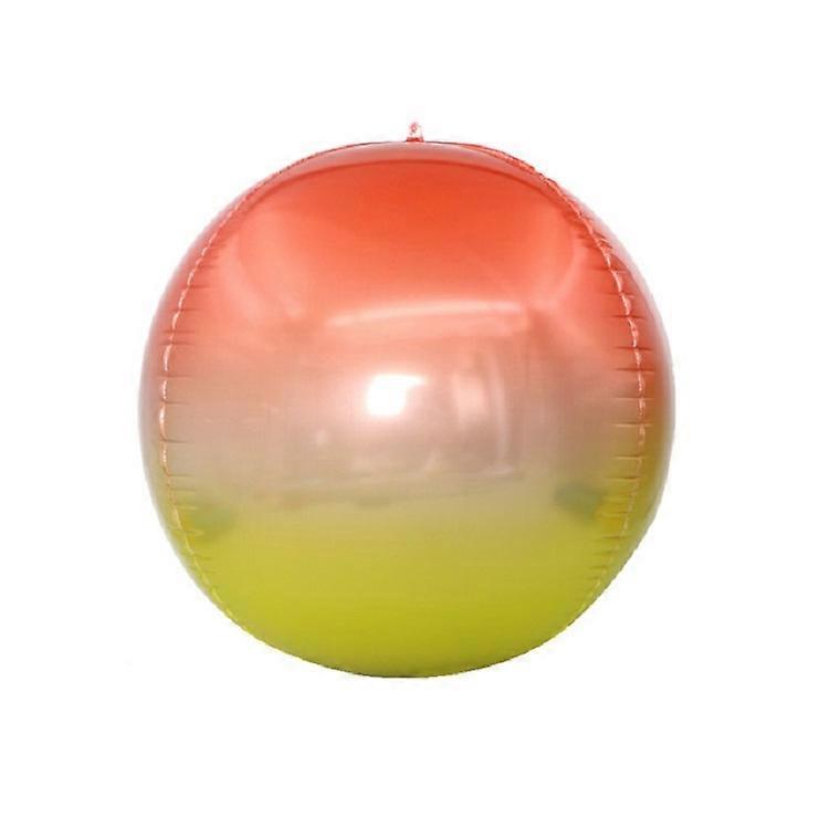 4D Colorful Round Mirror Balloon