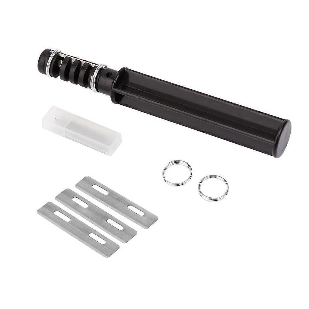 DIY Leather Craft Lacing Lace Cord Maker Design Strip Cutter Tool with 3 Blades