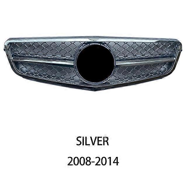 C63 Style New Car Front Grill pentru Benz C Class W204 C180 C200 C300 C350 2008-2014 Racing Bumper Grille GT Diamond