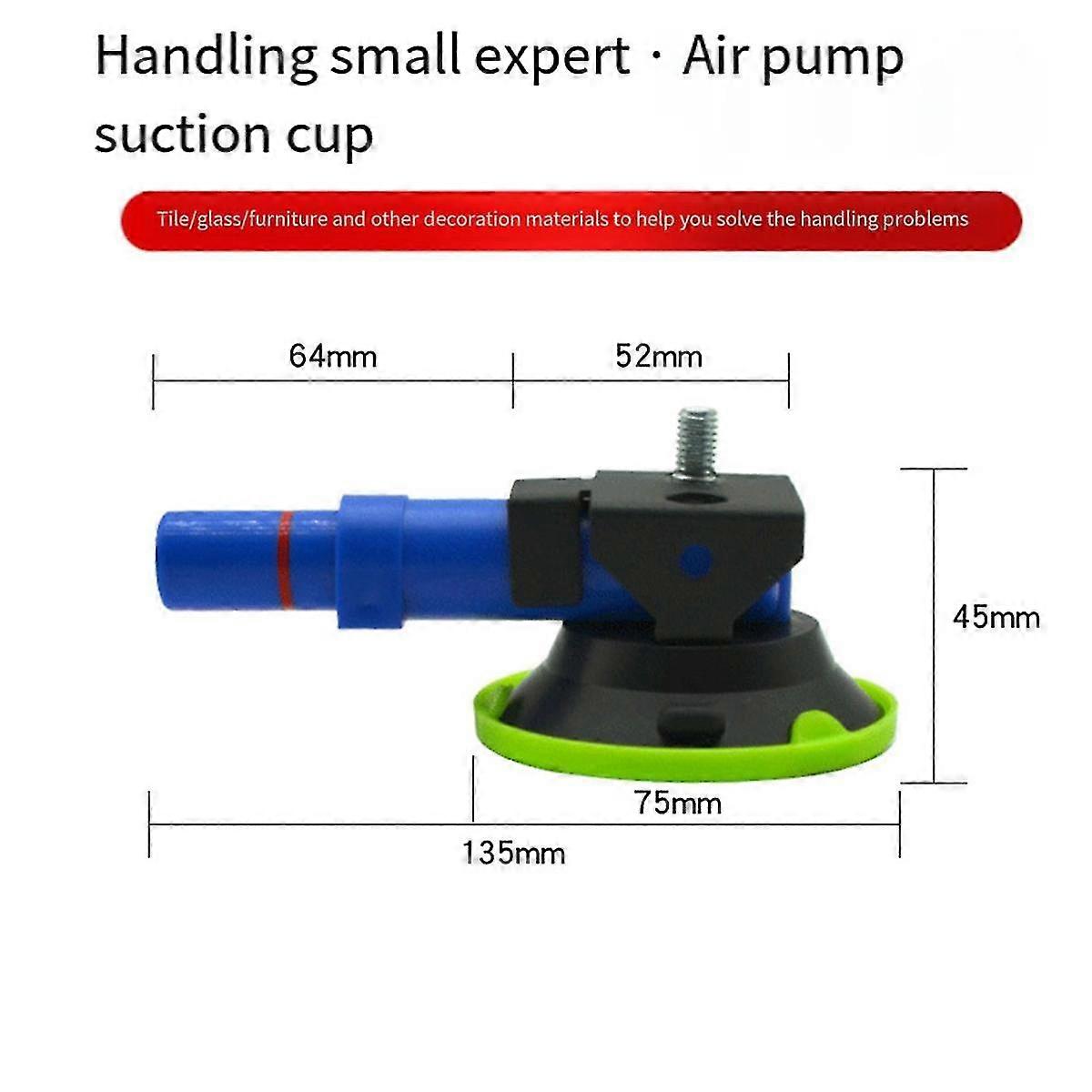 2X 3 Inch Concave Vacuum Cup 75mm Heavy Duty Hand Pump Suction Cup with ...