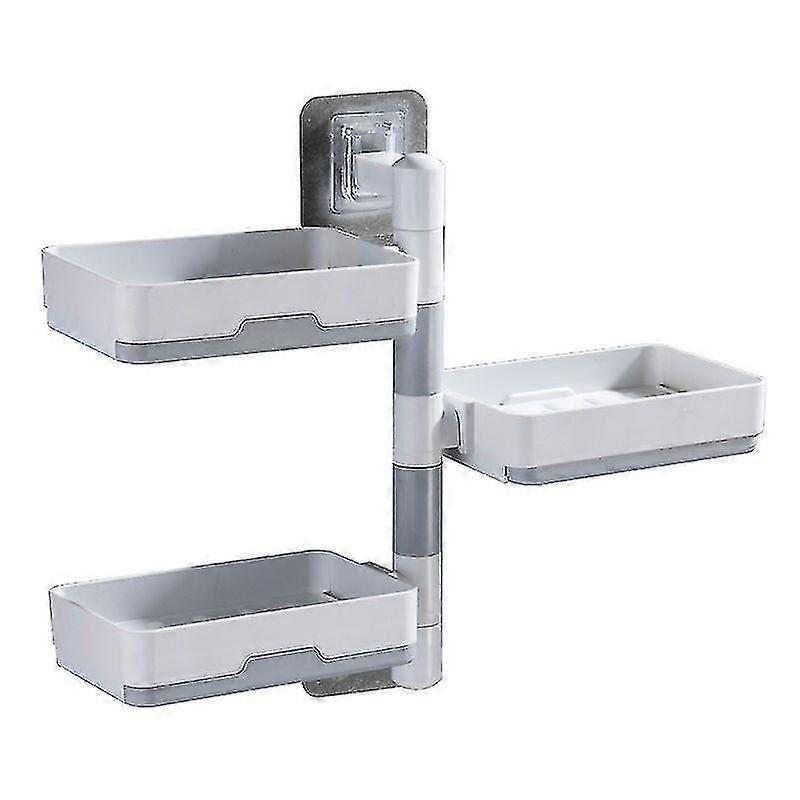 Perforation-free Wall-mounted Soap Box Bathroom Shelf