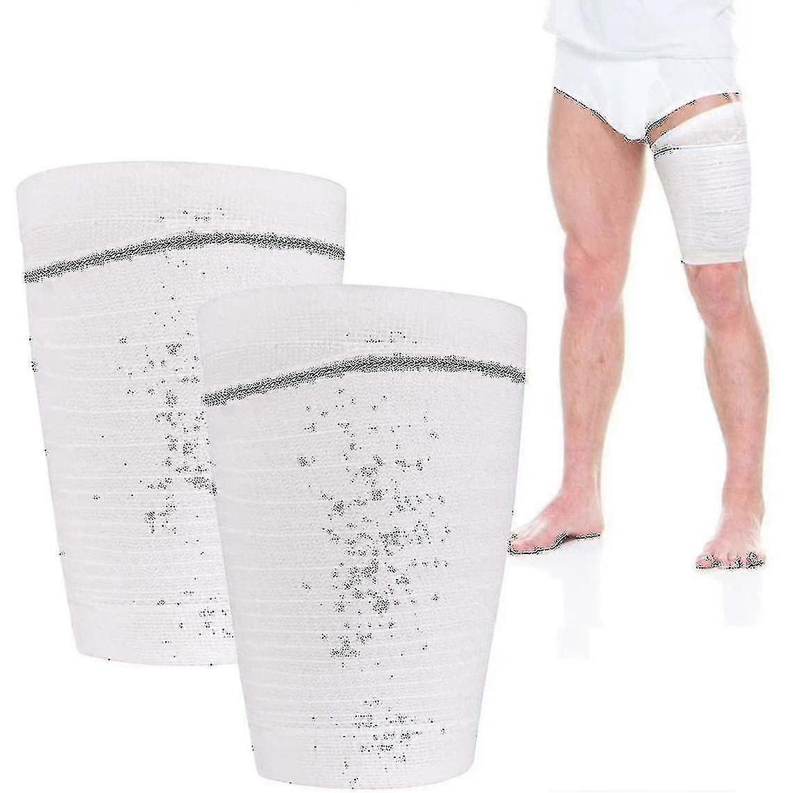 1/2 stk. stoffkateterhylse urinposeholder dreneringspose elastiske benstropper