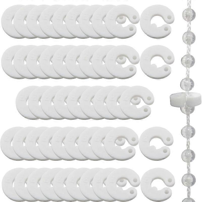 50 Packs Replacement Vertical Chains for Roman Shades