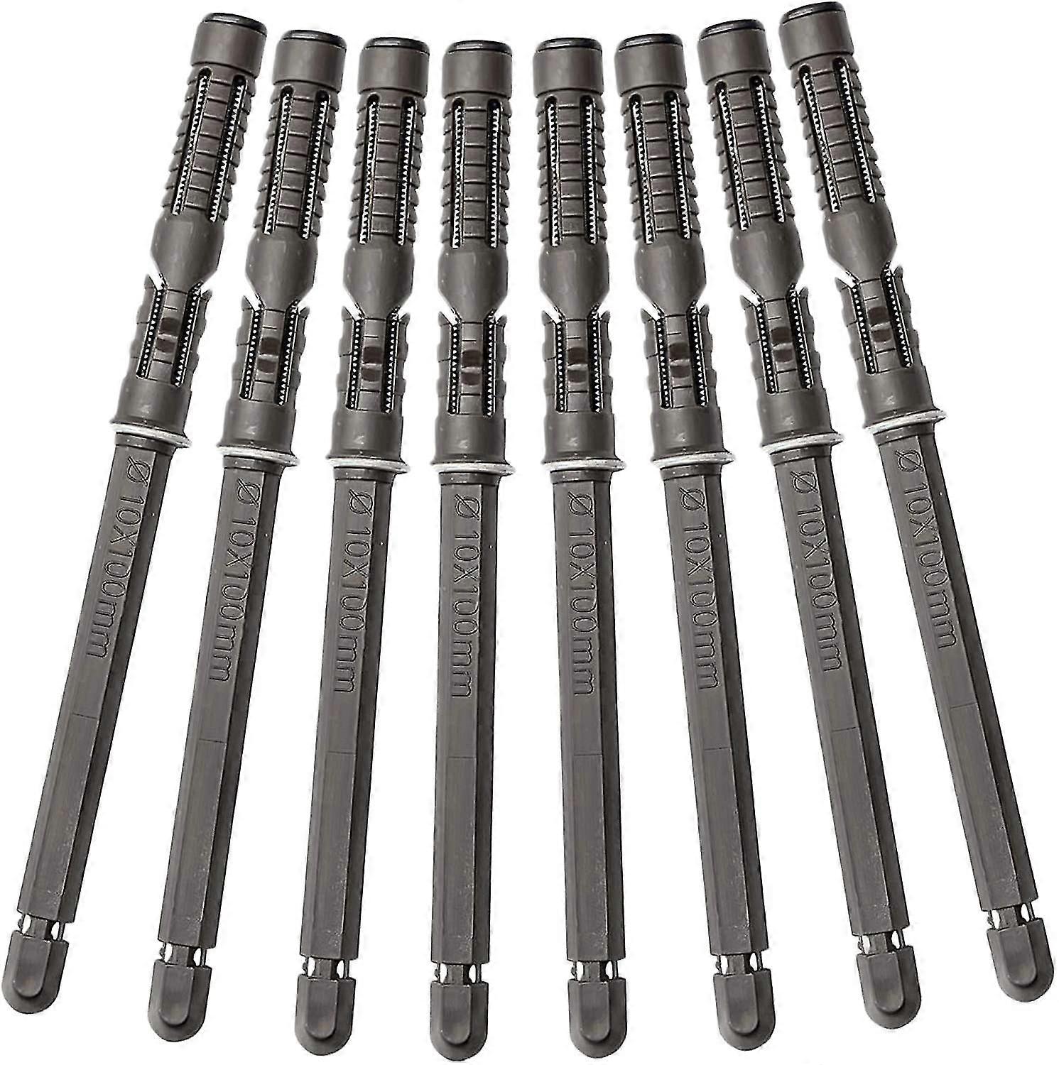 8 Piece Concealed Floating Shelf Brackets, Invisible Wall Mount Shelf Bracket, Heavy Duty Bracket For Diy Floating Board Wall Shelves (10x100mm)