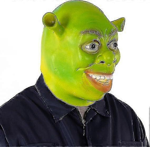 Masque de Shrek cosplay vert pour costume adulte complet