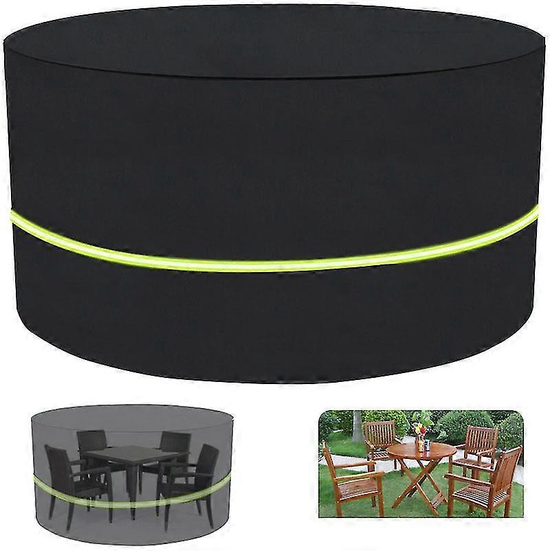 210d Trädgårdsmöbler Täcker runt bord lock Reflekterande rand Vattentät Vindtät Uv-resistent Fuktsäker