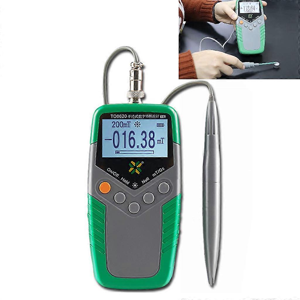 Gaussmeter Fluxmeter High Precision Surface Magnetic Field Tester Flux Meter