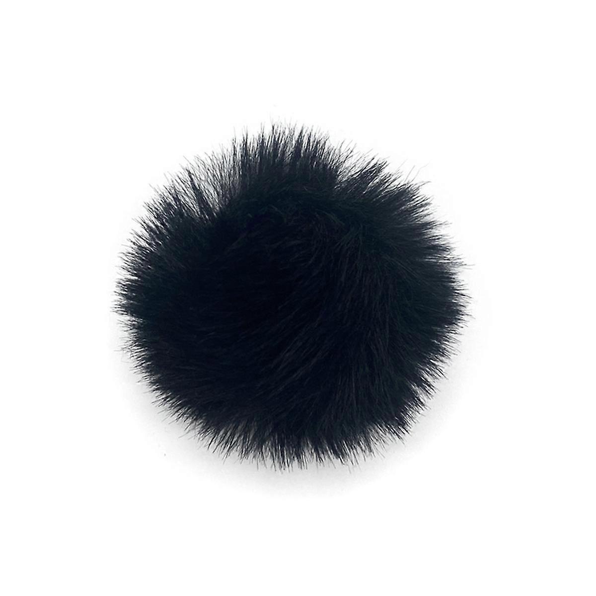 1 Stück Mikrofon Windschutzscheibe Außenabdeckung Windschutzscheibe Muff Windschutz für MIC Sender Wireless System Schwarz