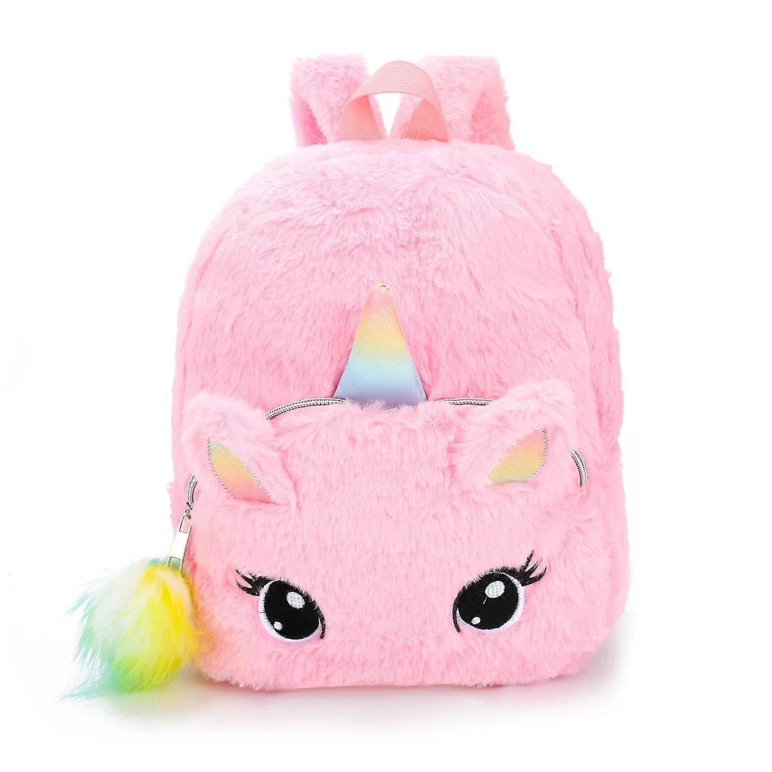 Unicorn Backpack Girl Plush Cute Mini School Bag