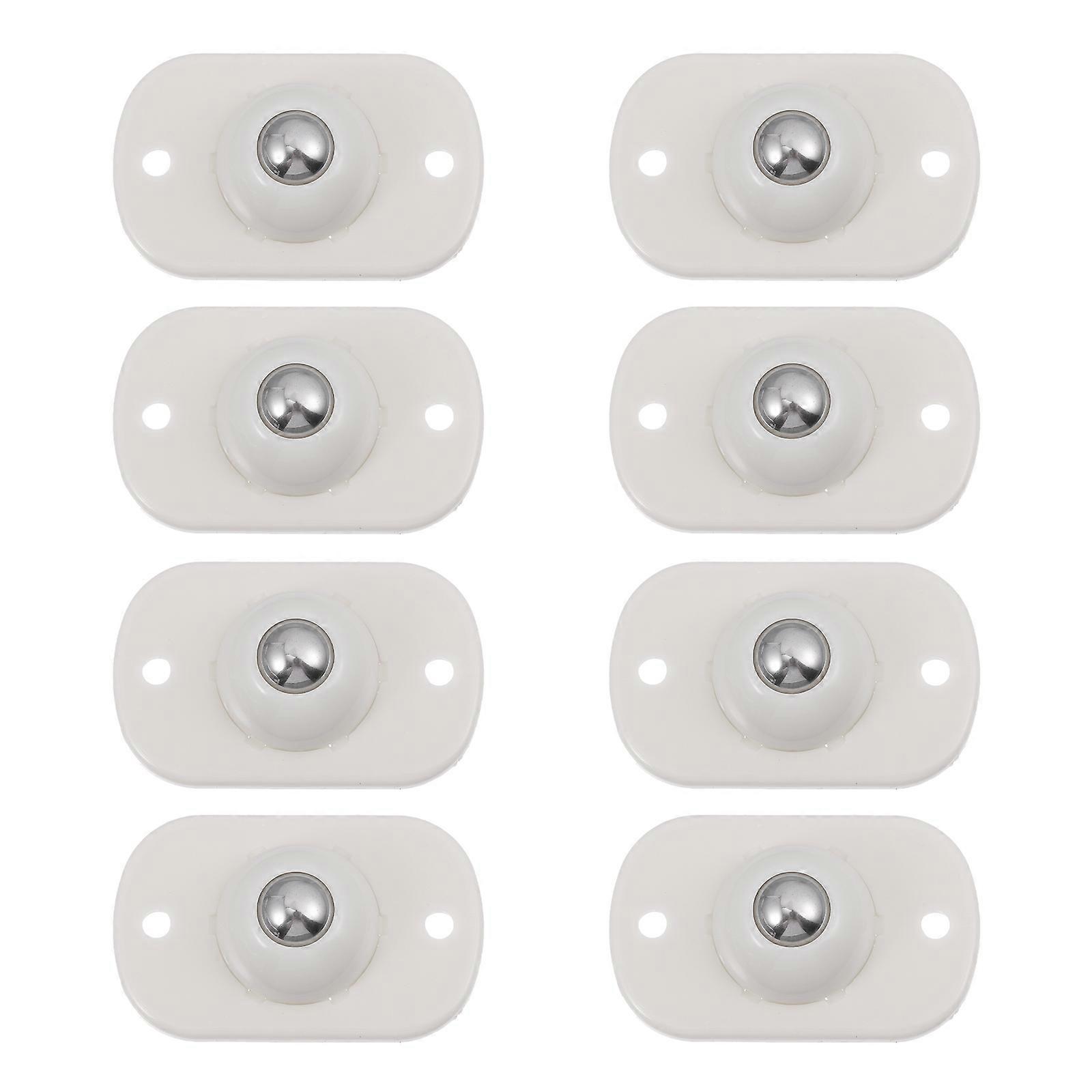 8pcs Creative Adhesive Pulleys Pretty Adhesive Wheels Practical Sticky Casters