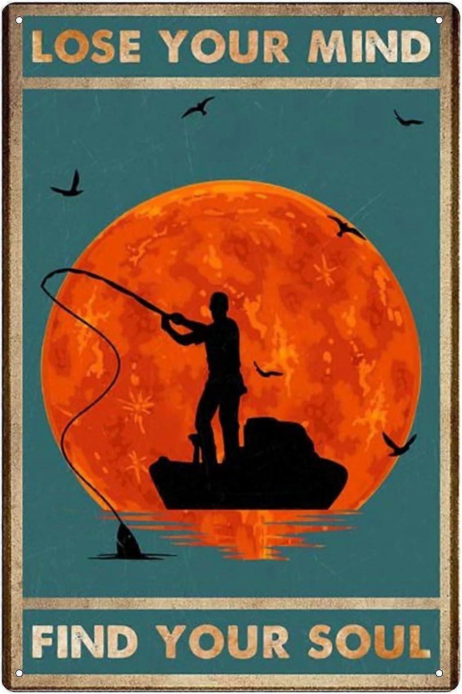 LINCMAN Lose Your Mind Find Metal Wall Sign Tin Warning Hanging Signs Vintage Plaque Art Poster Pain