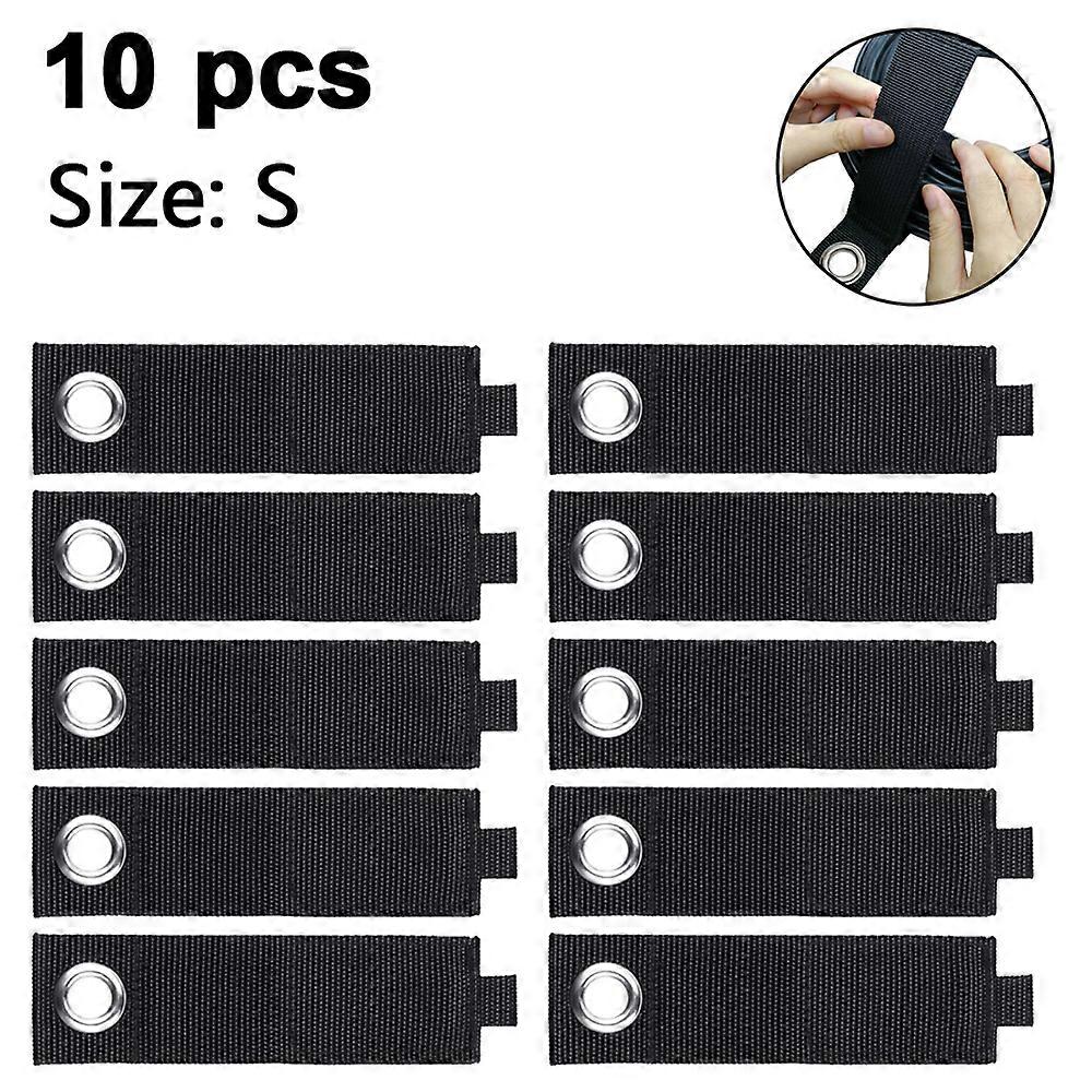 10 Pack Extension Cord Holder Organizer, Heavy Duty Storage Straps Fit with Garage Hooks and Pool Ho