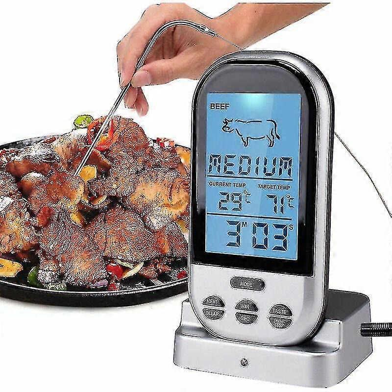 Wireless Meat Oven Bbq Thermometer Kitchen Food Thermometer Probe